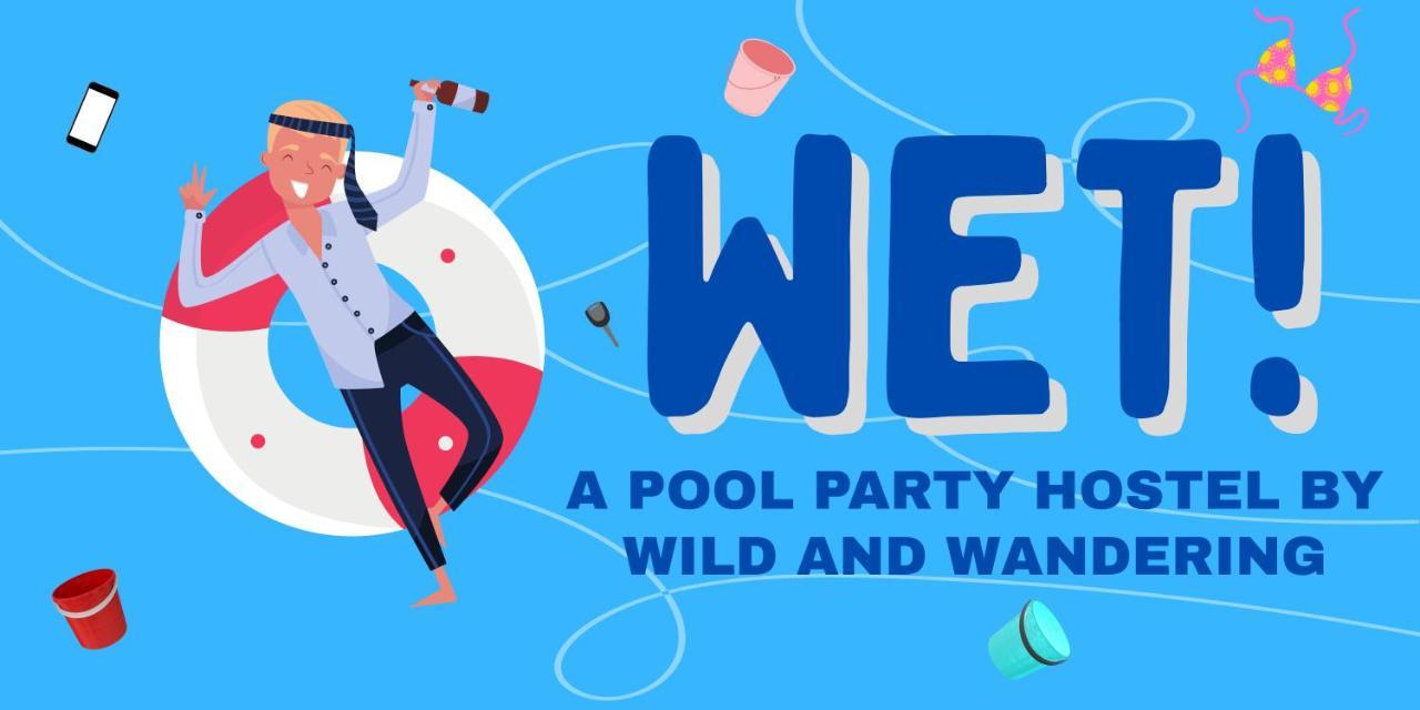 Wet! A Pool Party Hostel By Wild & Wandering Haad Rin Eksteriør bilde